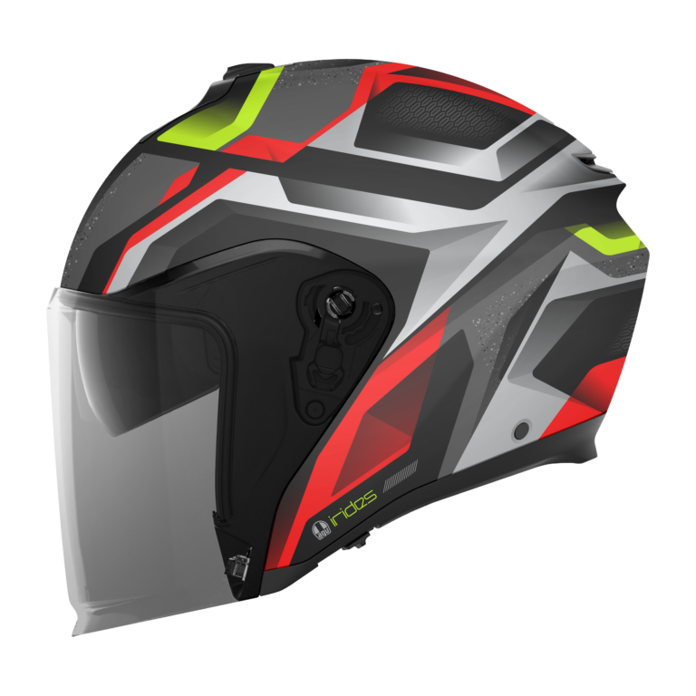 AGV Irides Zurigo Sort/Rød/Gul Fluo