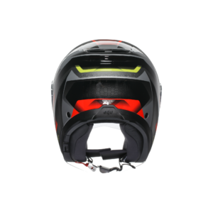 AGV Irides Zurigo Sort/Rød/Gul Fluo
