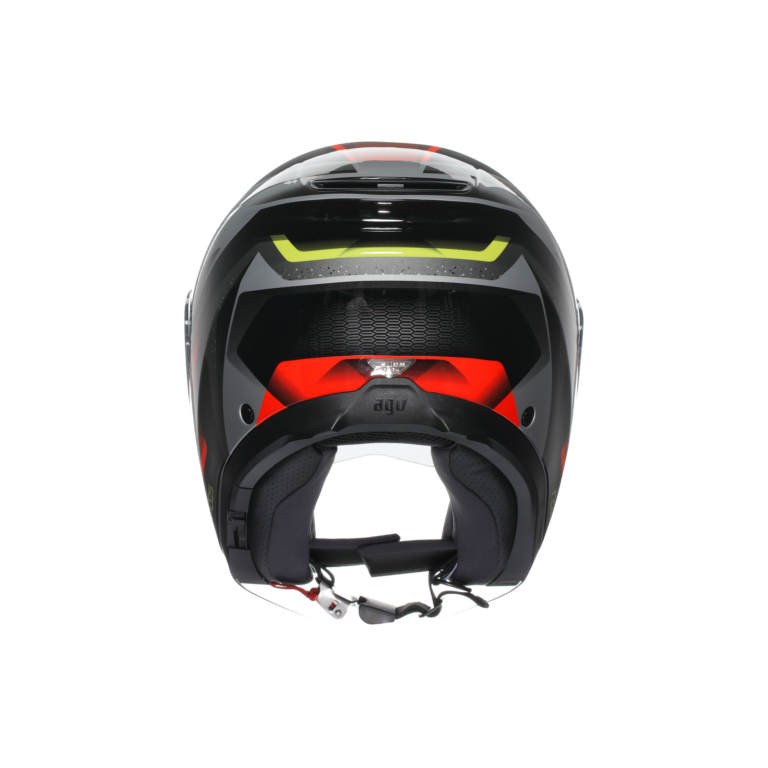 AGV Irides Zurigo Sort/Rød/Gul Fluo