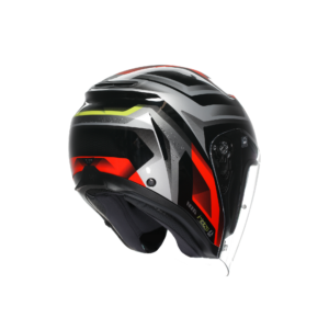 AGV Irides Zurigo Sort/Rød/Gul Fluo