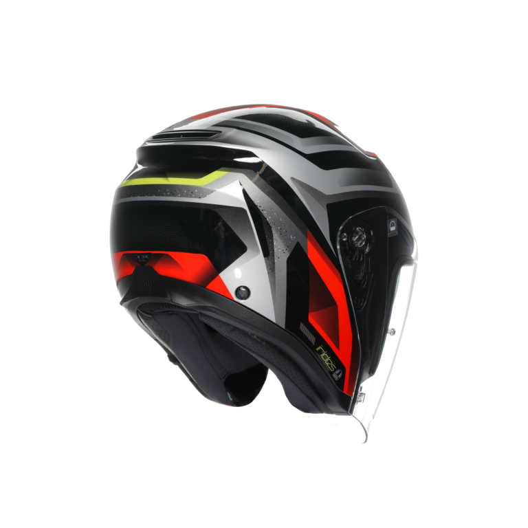 AGV Irides Zurigo Sort/Rød/Gul Fluo