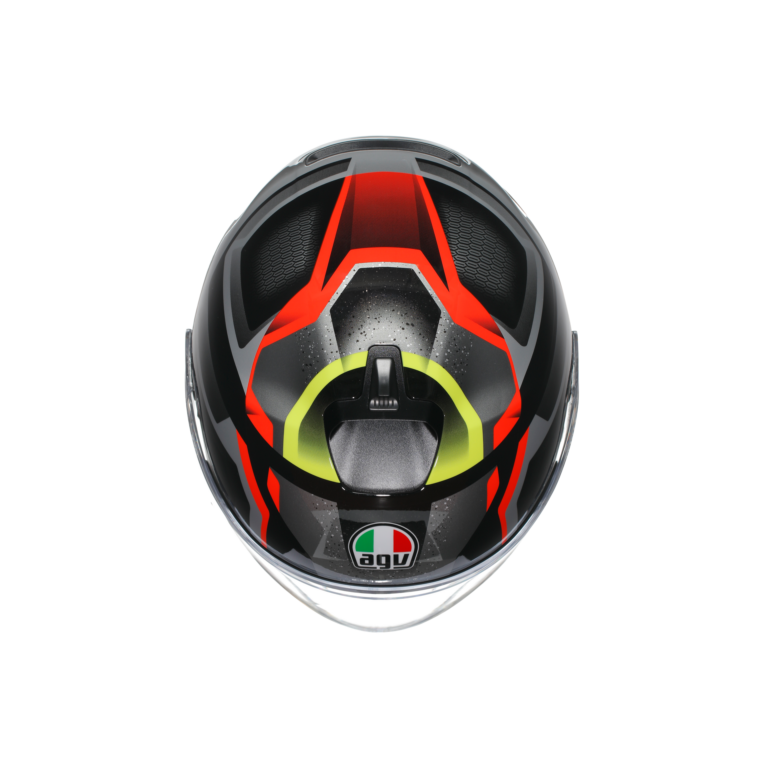 AGV Irides Zurigo Sort/Rød/Gul Fluo