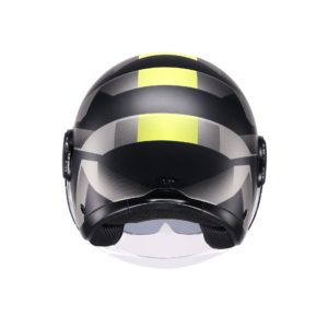 AGV Eteres Camogli Mat Sort/Grå/Gul