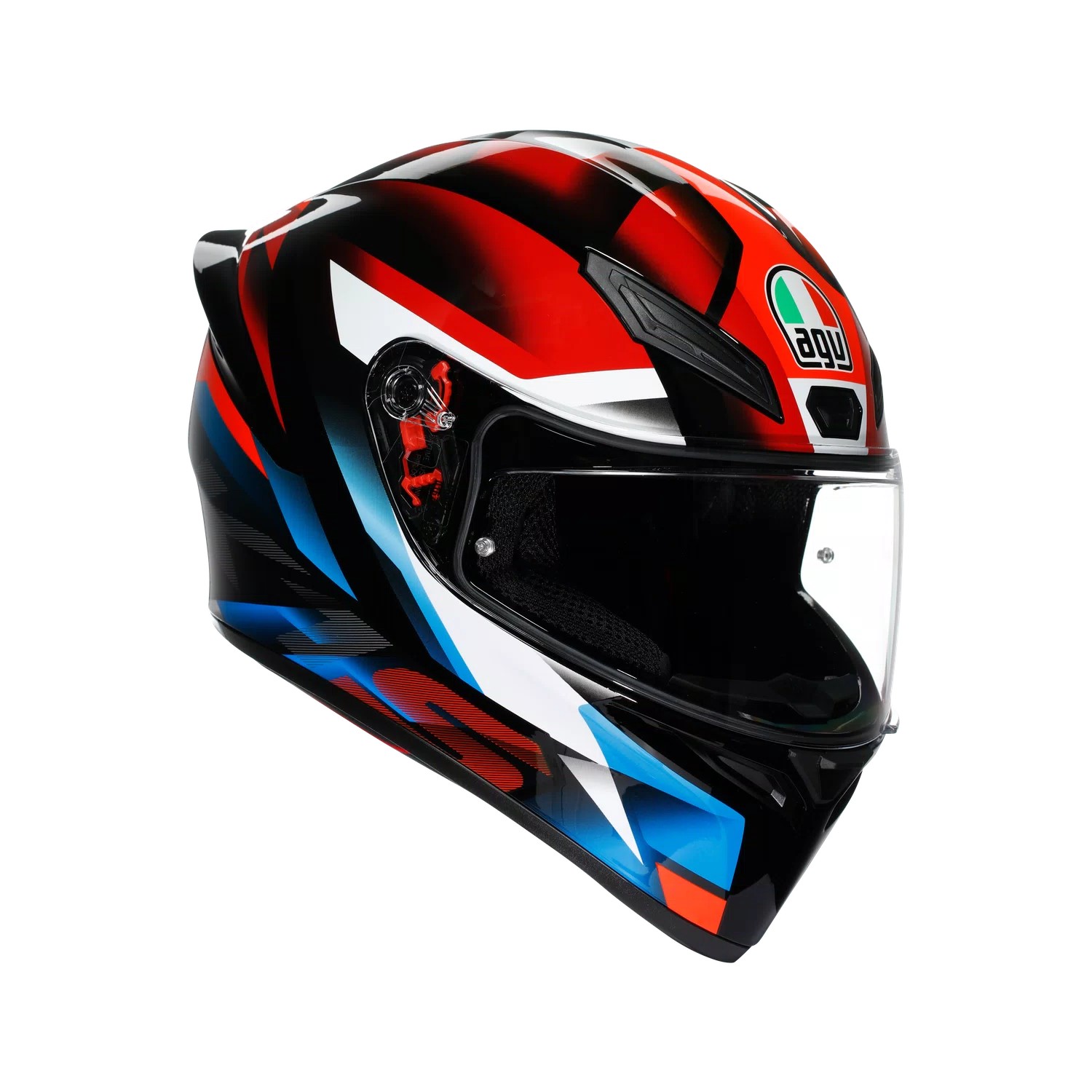 AGV K1 S Fastlap Sort/Rød/Blå
