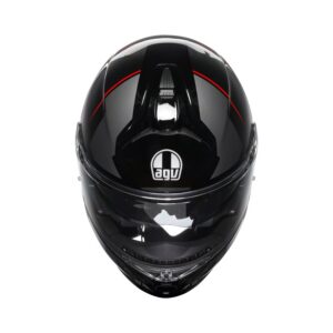 AGV Tourmodular Perception Sort/Rød