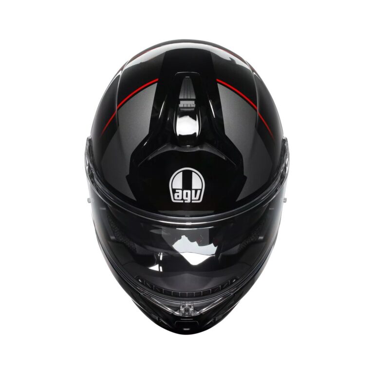 AGV Tourmodular Perception Sort/Rød
