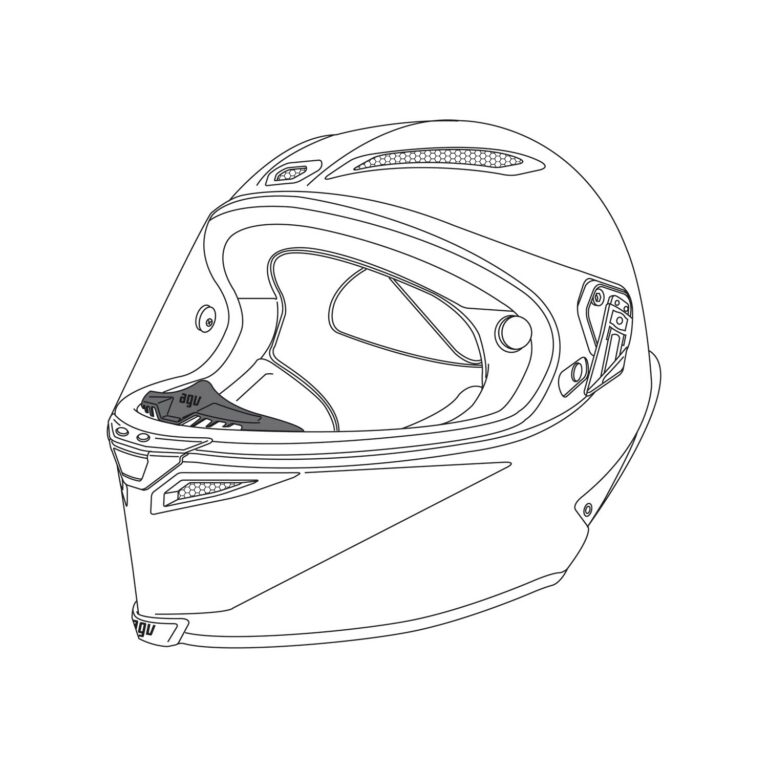 AGV Næsedeflektor Pista GP RR/Pista GP R/Corsa R