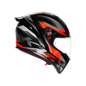 AGV K1 S Fastlap Sort/Grå/Rød