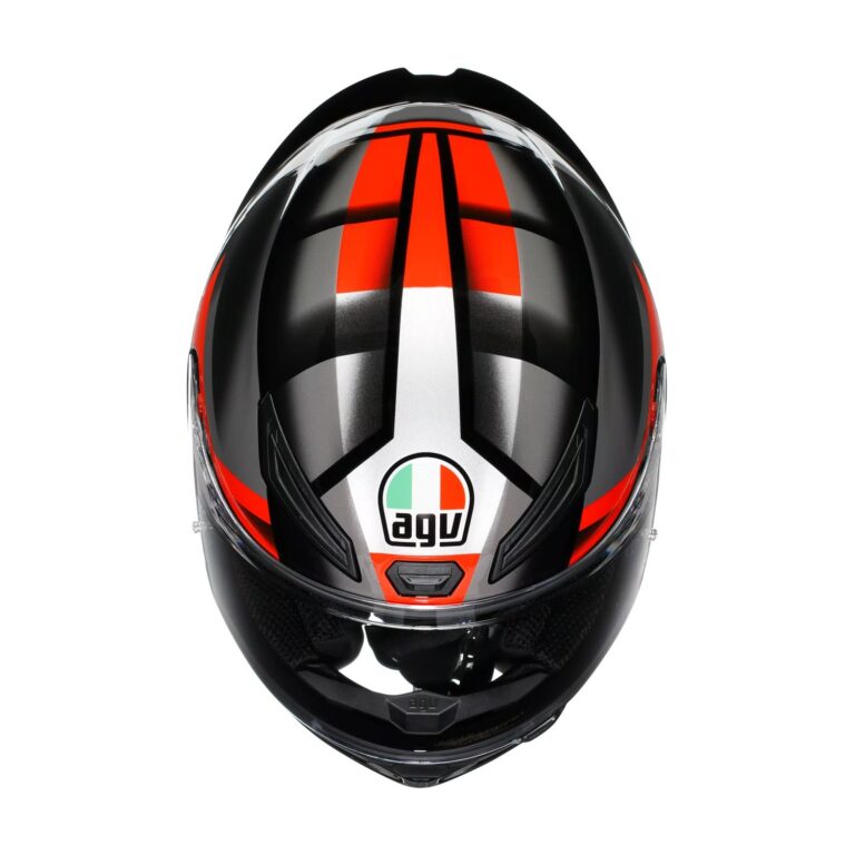 AGV K1 S Fastlap Sort/Grå/Rød