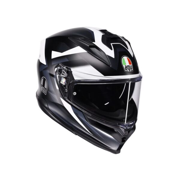 AGV K7 Glimpse Mat Sort/Hvid