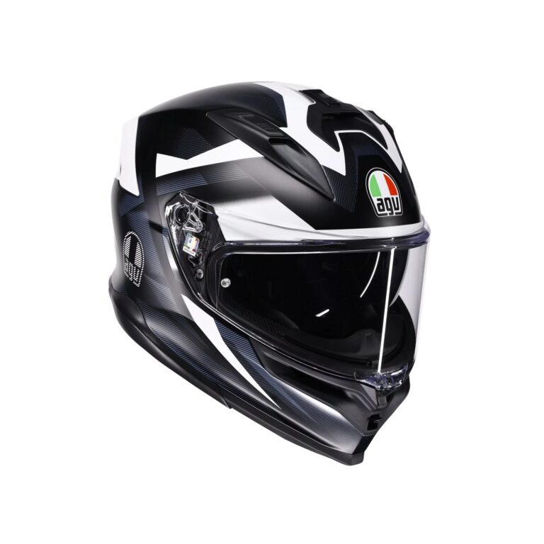 AGV K7 Glimpse Mat Sort/Hvid