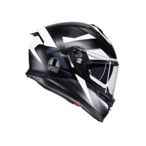 AGV K7 Glimpse Mat Sort/Hvid