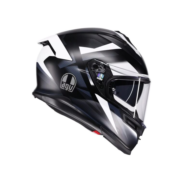AGV K7 Glimpse Mat Sort/Hvid