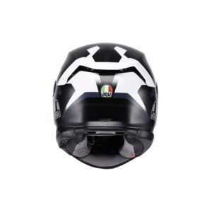 AGV K7 Glimpse Mat Sort/Hvid