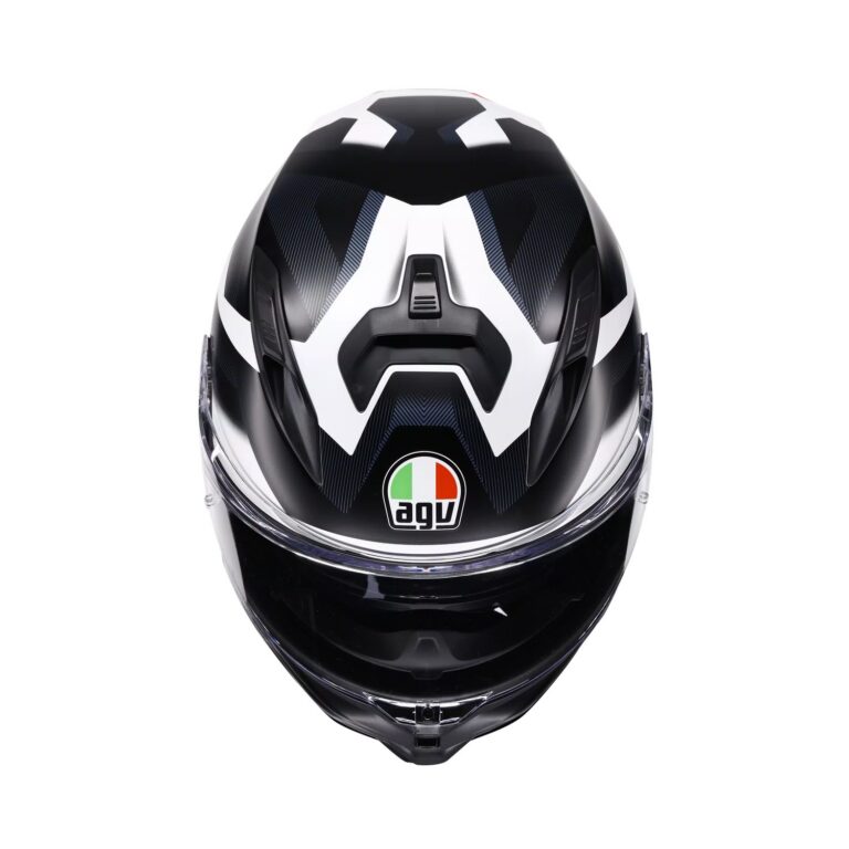 AGV K7 Glimpse Mat Sort/Hvid