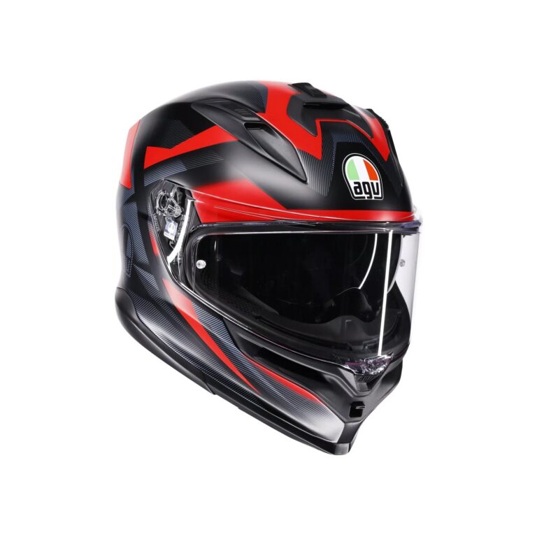 AGV K7 Glimpse Mat Sort/Rød