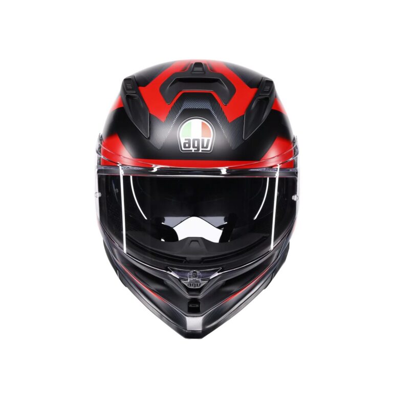 AGV K7 Glimpse Mat Sort/Rød