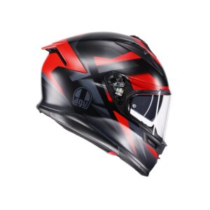 AGV K7 Glimpse Mat Sort/Rød