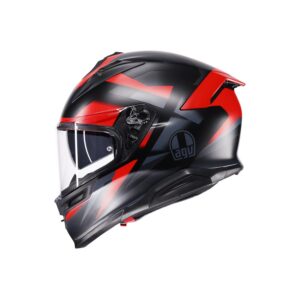 AGV K7 Glimpse Mat Sort/Rød