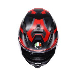 AGV K7 Glimpse Mat Sort/Rød