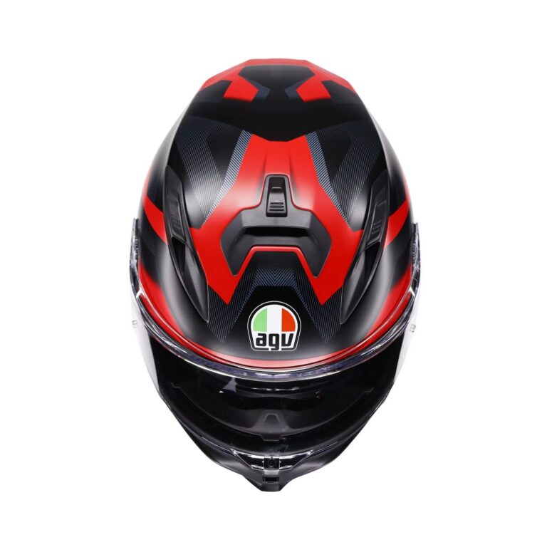 AGV K7 Glimpse Mat Sort/Rød