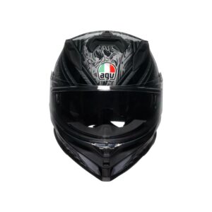 AGV K7 Damascus Sort/Sølv