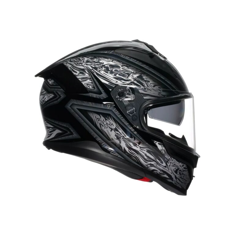AGV K7 Damascus Sort/Sølv