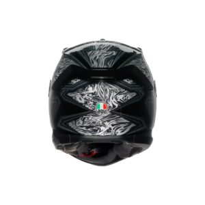 AGV K7 Damascus Sort/Sølv