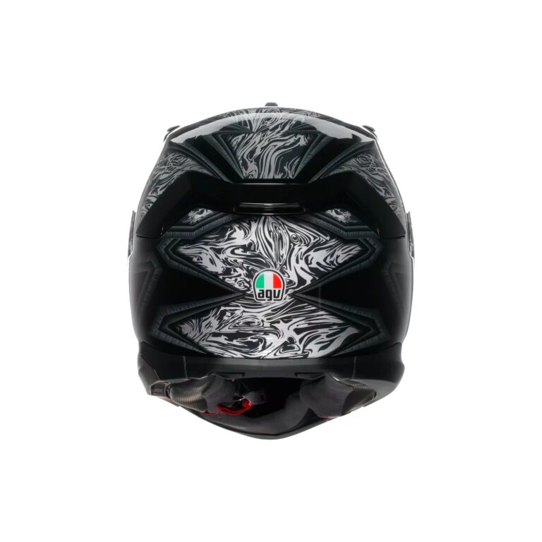 AGV K7 Damascus Sort/Sølv