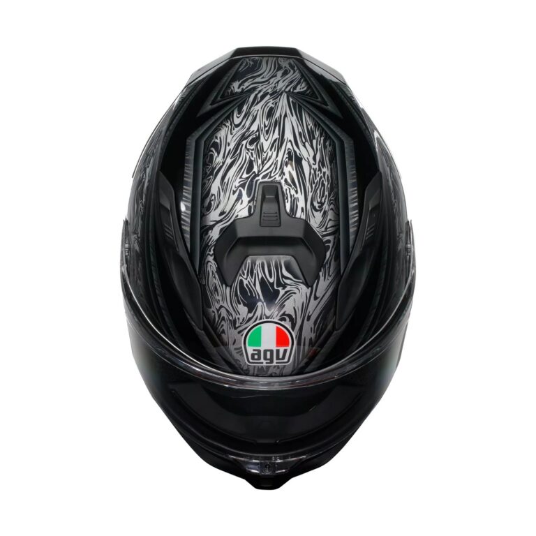 AGV K7 Damascus Sort/Sølv
