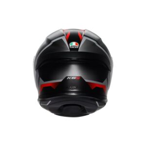 AGV K6 S Karve Mat Sort/Hvid/Rød