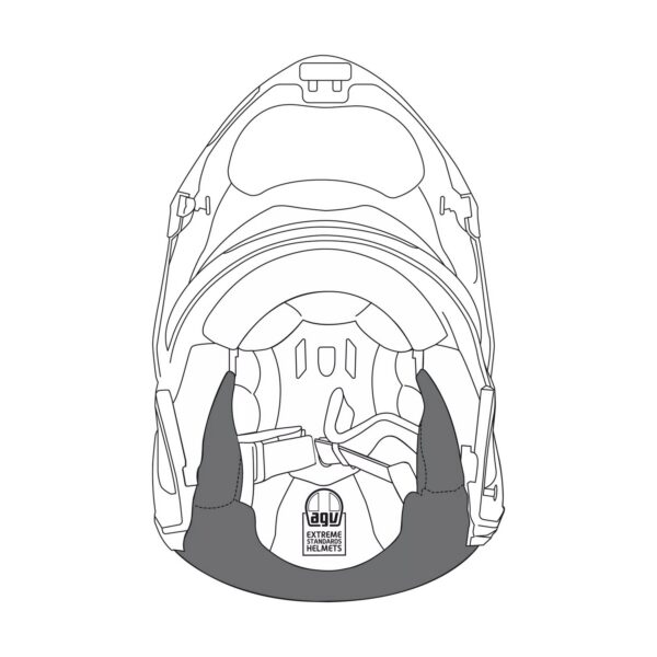 AGV CHEEK PADS SPORTMODULAR (L)