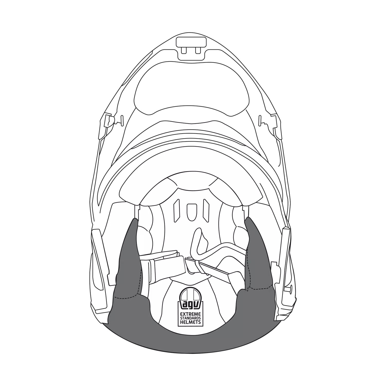 AGV CHEEK PADS SPORTMODULAR (L)