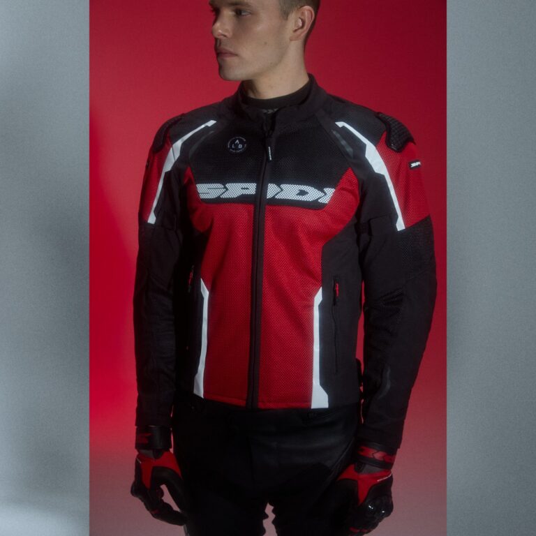 Spidi Race Warrior 2 Net rød