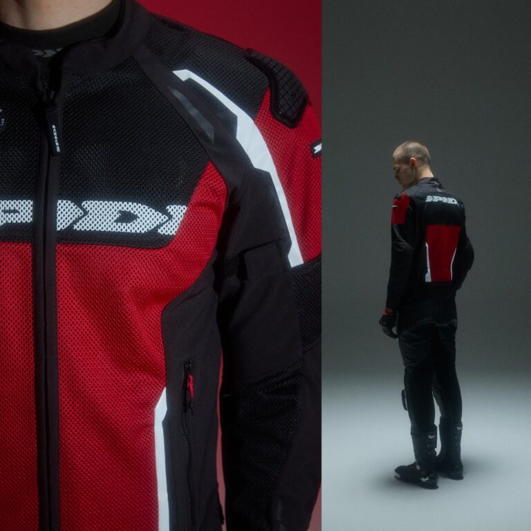 Spidi Race Warrior 2 Net rød