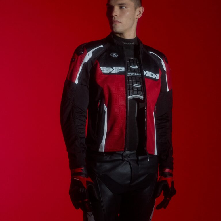 Spidi Race Warrior 2 Net rød