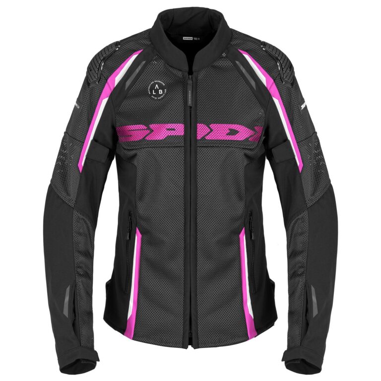 Spidi Race Warrior 2 Net Lady sort og fuchsia