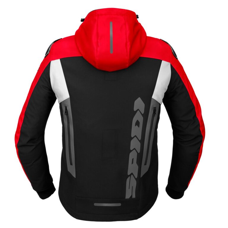 Spidi Hoodie Warrior rød