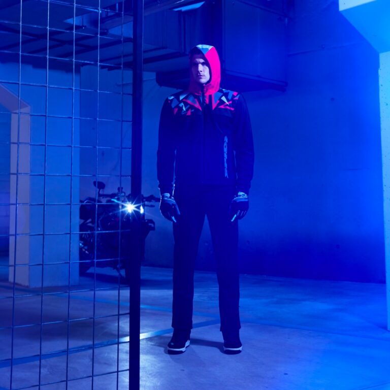 Spidi Hoodie Evo Sport rød og sort