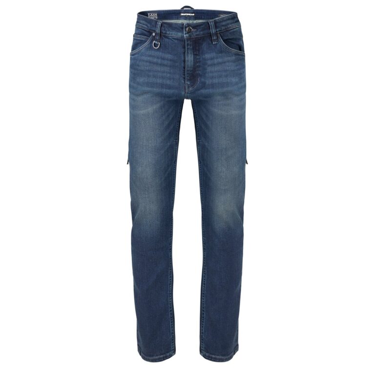 Spidi J-Fit Superslim jeans vasket mørkeblå