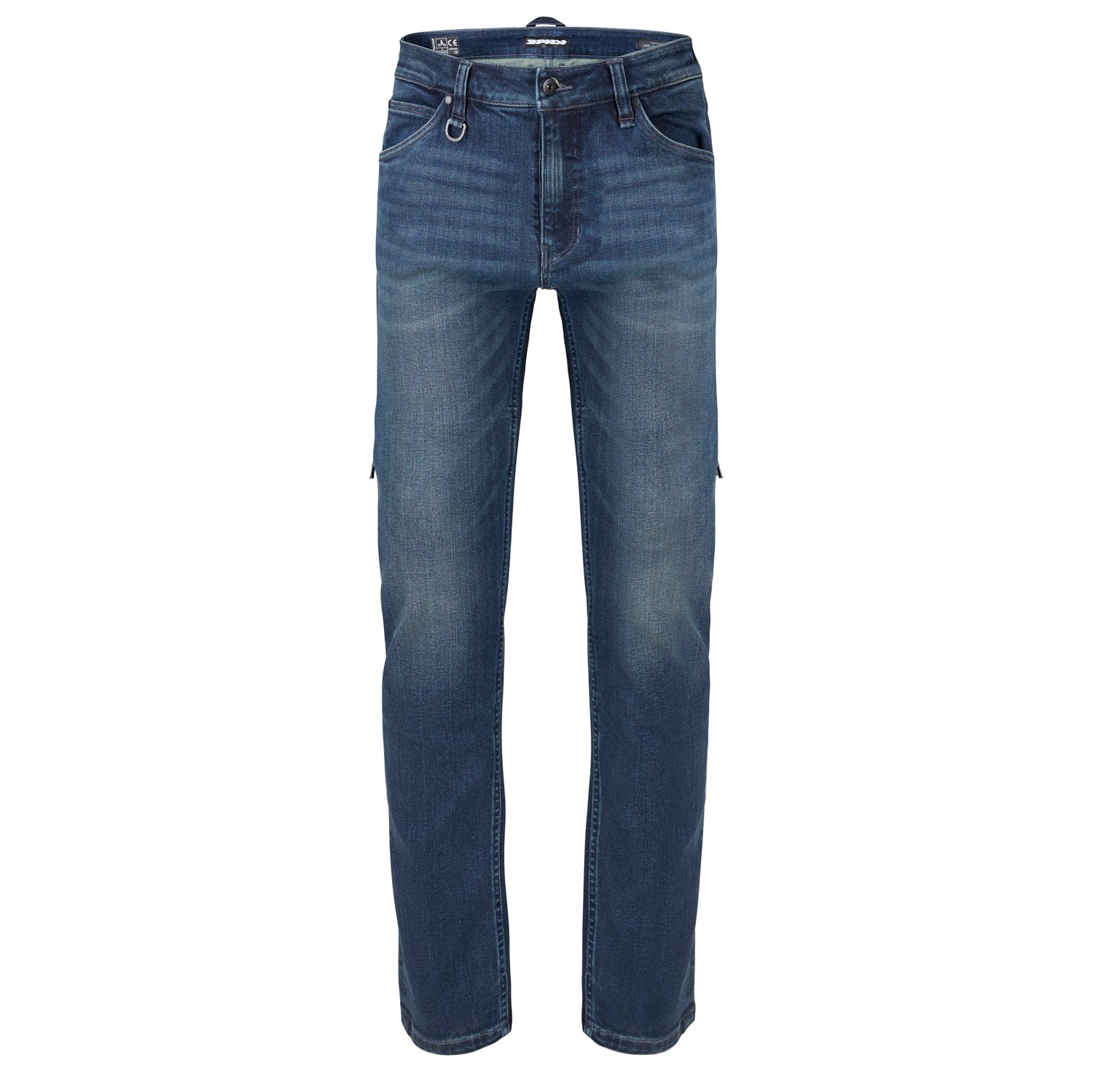 Spidi J-Fit Superslim jeans vasket mørkeblå