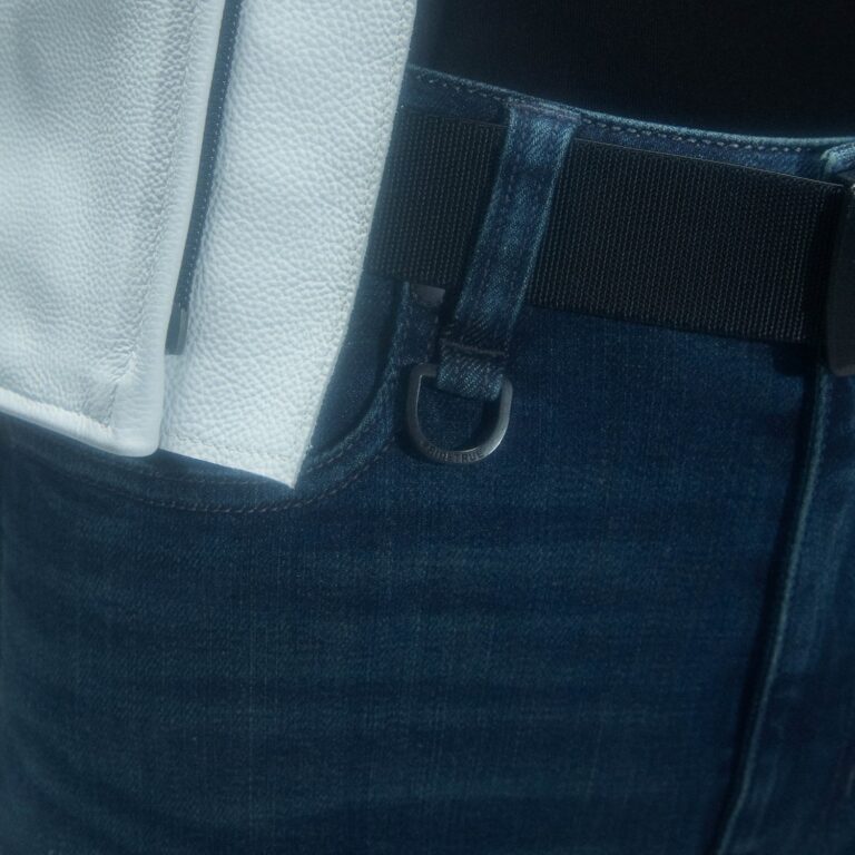 Spidi J-Fit Superslim HW Lady jeans vasket mørkeblå