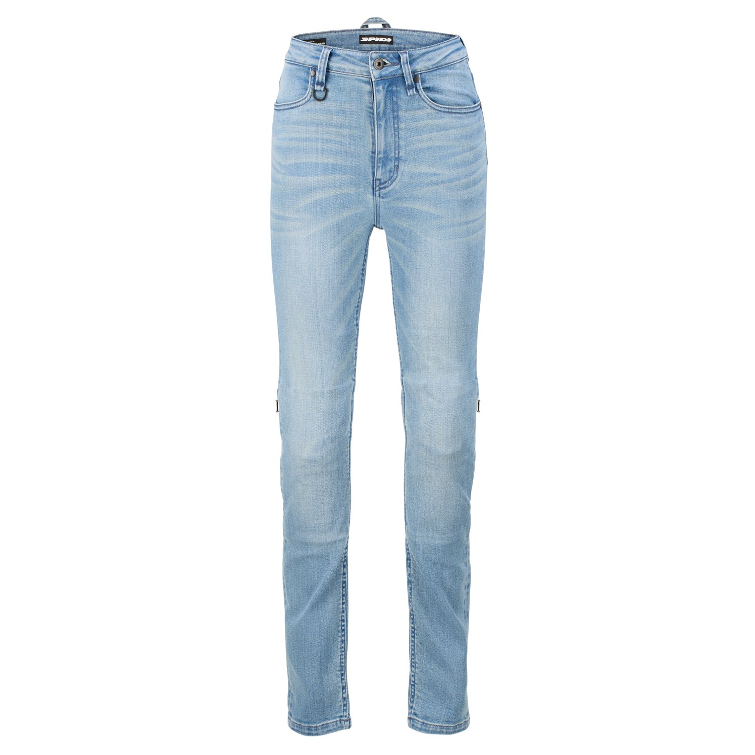 Spidi J-Fit Superslim HW Lady jeans vasket mellemblå