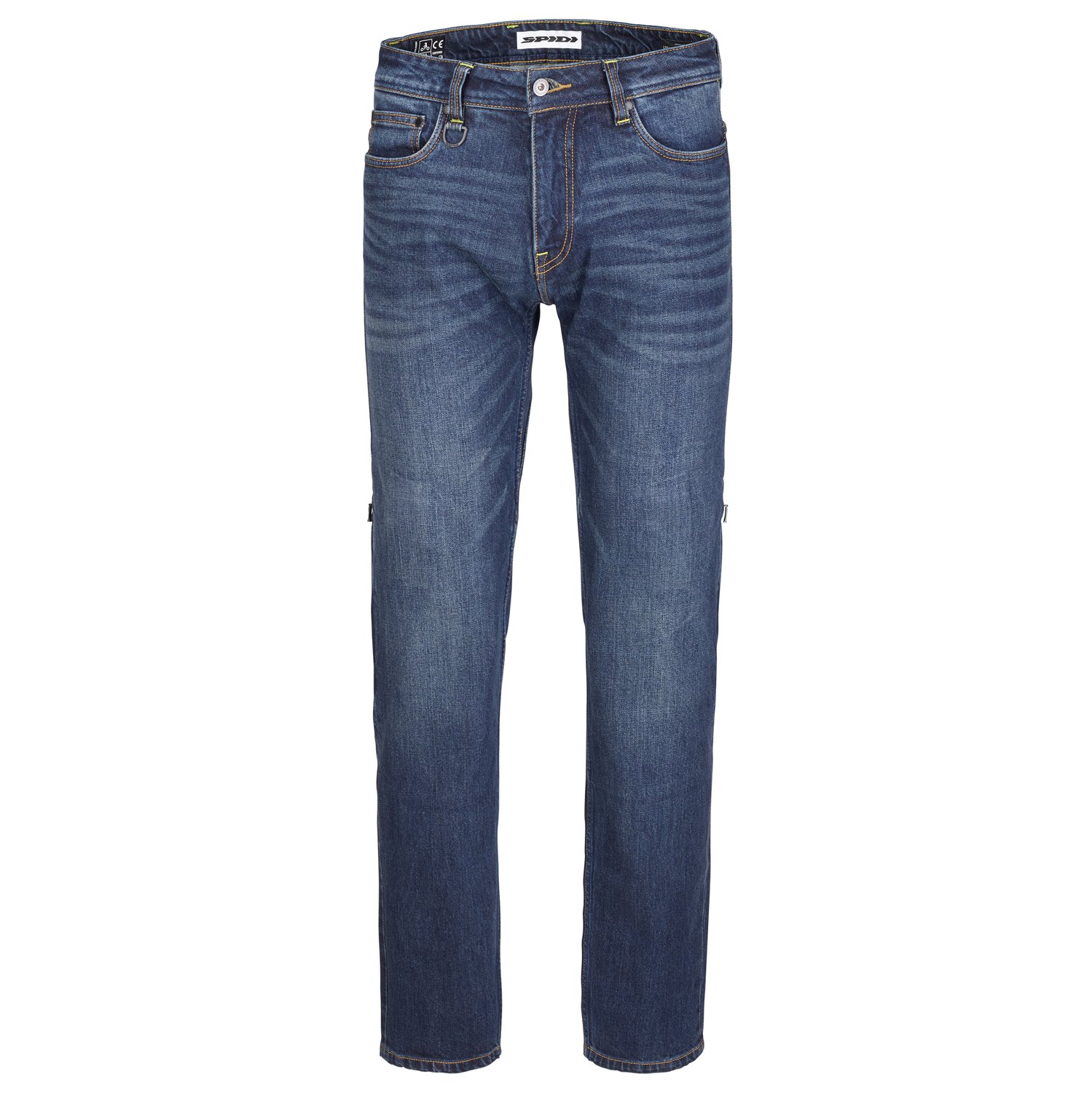 Spidi J-Tracker Tech jeans vasket mørkeblå