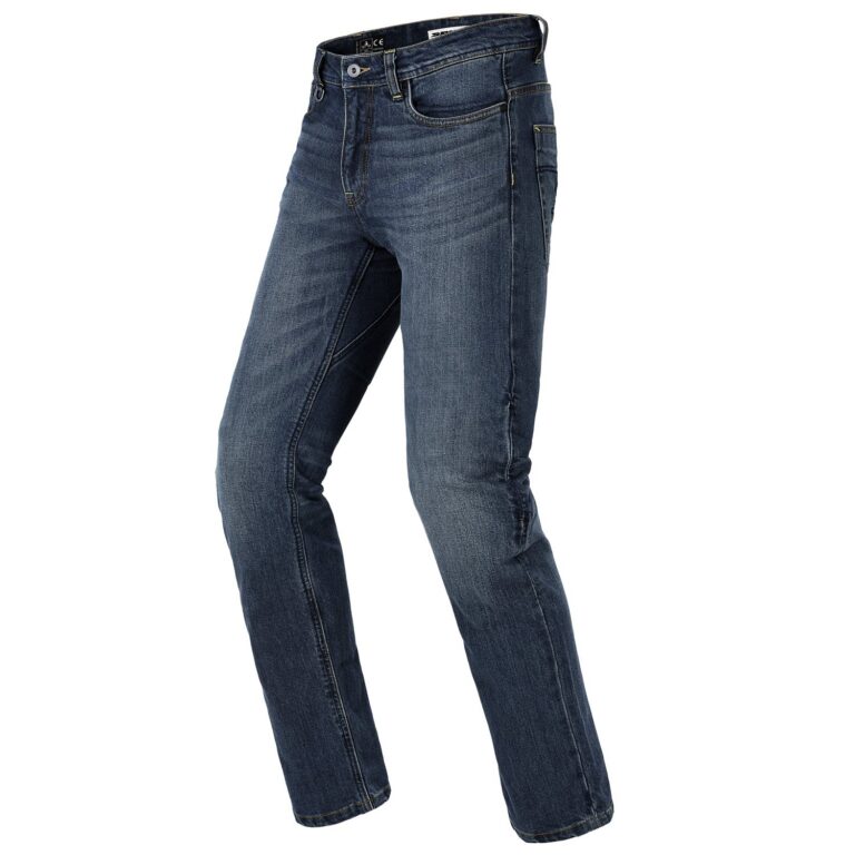 Spidi J-Tracker Tech jeans vasket mørkeblå