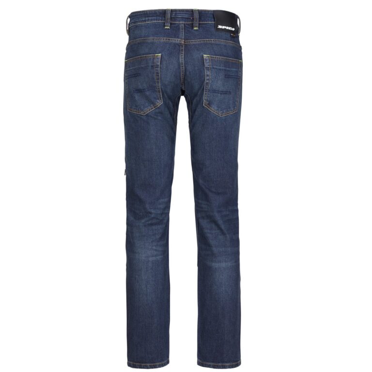 Spidi J-Tracker Long jeans vasket mørkeblå