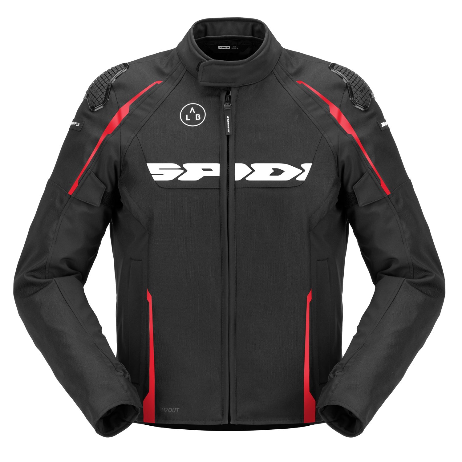 Spidi Race Warrior 2 H2OUT sort og rød