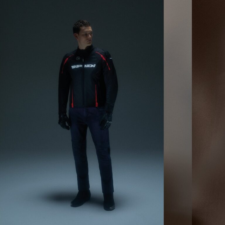 Spidi Race Warrior 2 H2OUT sort og rød