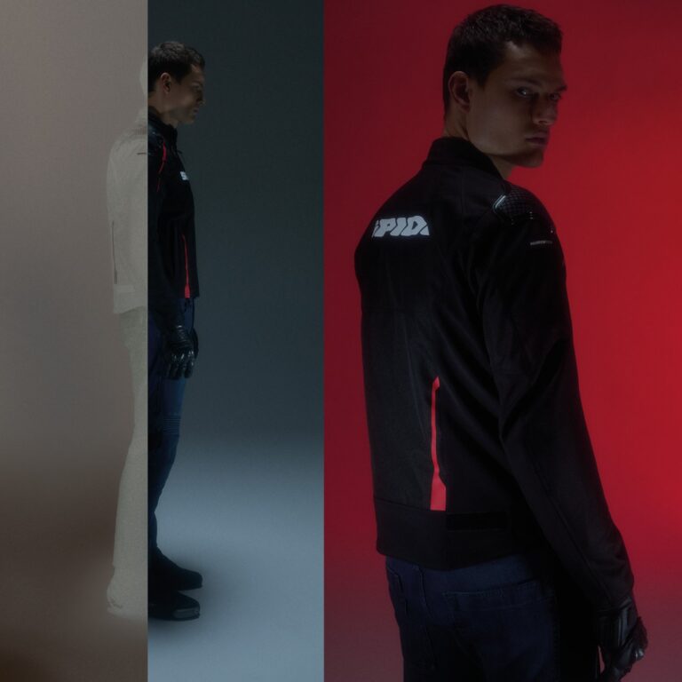 Spidi Race Warrior 2 H2OUT sort og rød