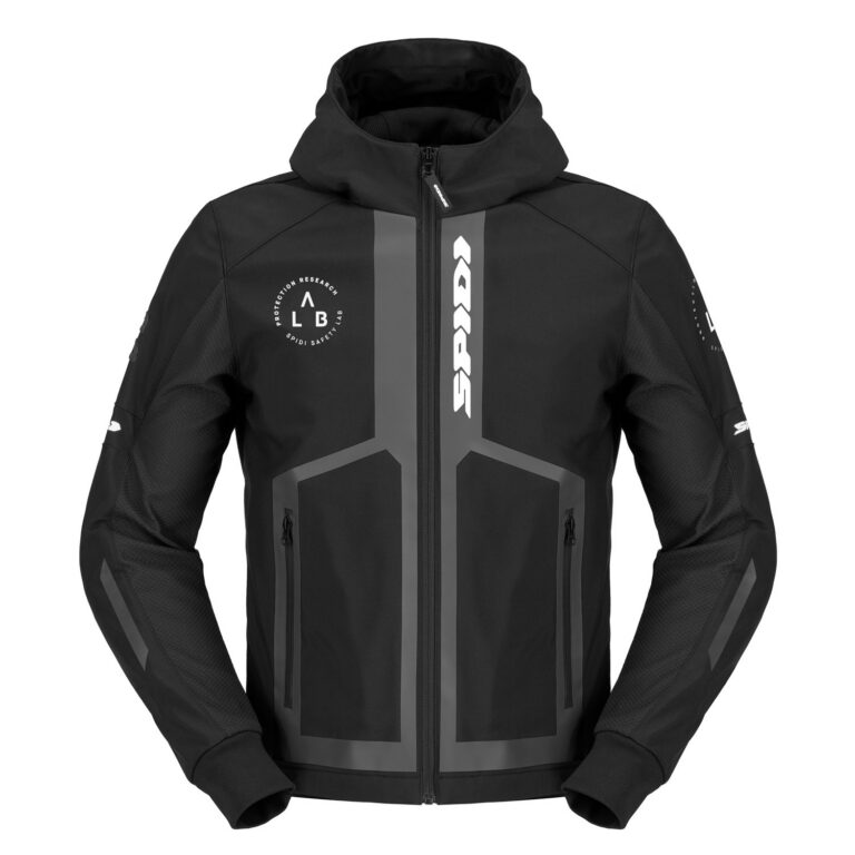 Spidi Hoodie Armor Evo 2 sort og hvid
